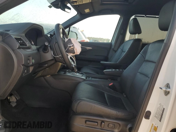 2021 Honda Passport EX-L with VIN 5FNYF7H53MB010829, listed as a Copart auction lot 56399175 with 75,810 mi miles and Salvage Title. Bid and sale history available at DreamBid. Image 7.