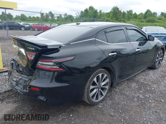 2021 Nissan Maxima Platinum with VIN 1N4AA6FVXMC516268, listed as a IAAI auction lot 42591233 with 138,647 mi miles and . Bid and sale history available at DreamBid. Image 4.