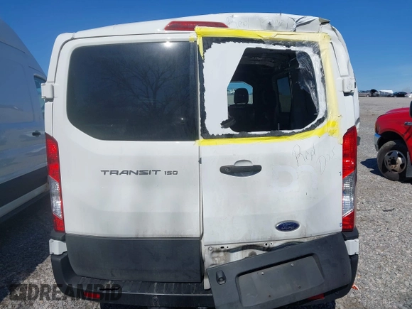 2021 Ford Transit Cargo with VIN 1FTYE1Y82MKA39767, listed as a IAAI auction lot 41799929 with 106,361 mi miles. Bid and sale history available at carsss.com. Image 16.