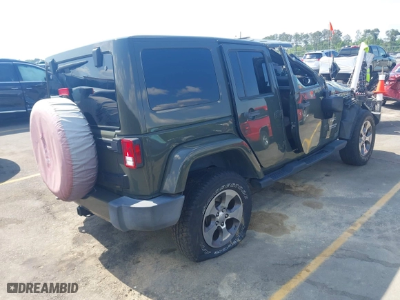 2016 Jeep Wrangler Unlimited 75th Anniversary with VIN 1C4BJWEG2GL161375, listed as a IAAI auction lot 41998100 with 108,495 mi miles. Bid and sale history available at carsss.com. Image 4.