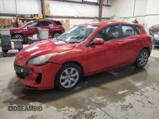 2013 Mazda 3 GX with VIN JM1BL1KF5D1758830, listed as a Copart auction lot 81239764 with 169,212 mi miles and Salvage Title. Bid and sale history available at carsss.com. Image 1.