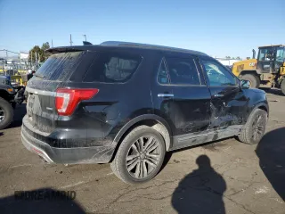 2016 Ford Explorer Platinum with VIN 1FM5K8HTXGGC66636, listed as a Copart auction lot 43134545 with 114,401 mi miles and Salvage Title. Bid and sale history available at DreamBid. Image 3.