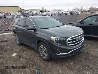 2020 GMC Terrain SLT with VIN 3GKALVEVXLL172044, listed as a IAAI auction lot 41868790 with 65,496 mi miles. Bid and sale history available at carsss.com. Image 1.