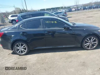 2007 Lexus IS 250 with VIN JTHBK262475047499, listed as a IAAI auction lot 41870608 with 66,114 mi miles. Bid and sale history available at carsss.com. Image 13.
