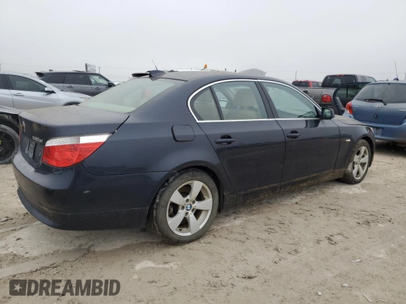 2006 BMW 5 Series 530xi with VIN WBANF735X6CU20504, listed as a Copart auction lot 44840125 with 122,594 mi miles and Clean Title. Bid and sale history available at carsss.com. Image 3.