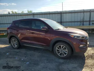 2016 Hyundai Tucson Eco with VIN KM8J3CA25GU024175, listed as a Copart auction lot 52924015 with 61,728 mi miles and Salvage Title. Bid and sale history available at carsss.com. Image 4.