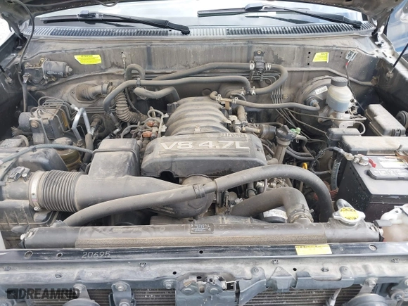 2005 Toyota Sequoia SR5 with VIN 5TDZT34AX5S247162, listed as a IAAI auction lot 41791180 with 154,936 mi miles. Bid and sale history available at carsss.com. Image 10.