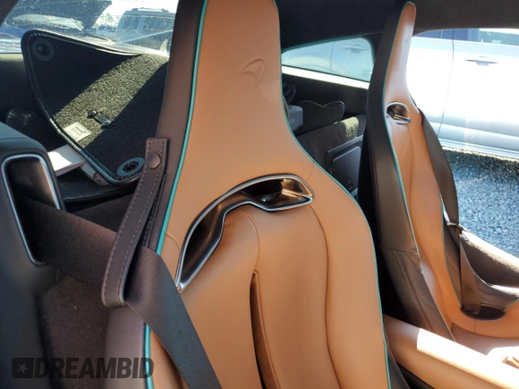 2023 McLaren Artura z VIN SBM16AEA2PW001739, wystawiony jako Copart lot #81910384 z przebiegiem 3871 mil mil oraz Szkody całkowita. Historia ofert i sprzedaży dostępna na DreamBid. Obrazek 10.
