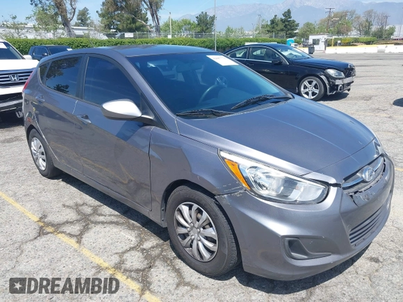 2016 Hyundai Accent SE with VIN KMHCT5AE4GU251193, listed as a IAAI auction lot 42087776 with 188,309 mi miles. Bid and sale history available at carsss.com. Image 1.