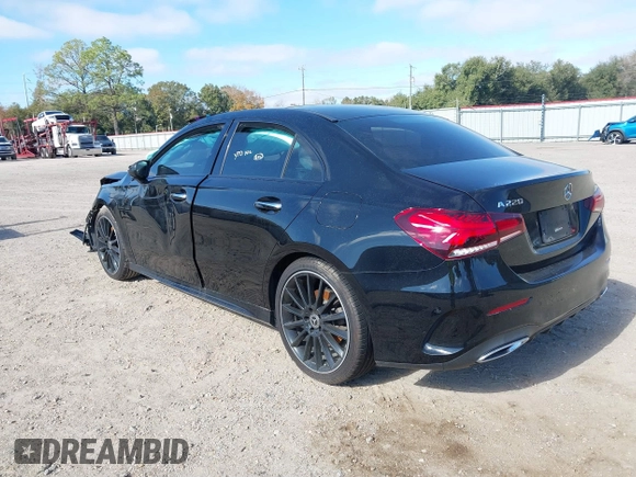 2021 Mercedes-Benz A 220 with VIN W1K3G4EB4MJ304187, listed as a IAAI auction lot 41112682 with 49,468 mi miles and . Bid and sale history available at DreamBid. Image 3.