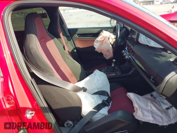 2025 Honda Civic Si with VIN 2HGFE1E55SH470272, listed as a IAAI auction lot 41742861 with 16,942 mi miles and . Bid and sale history available at DreamBid. Image 5.