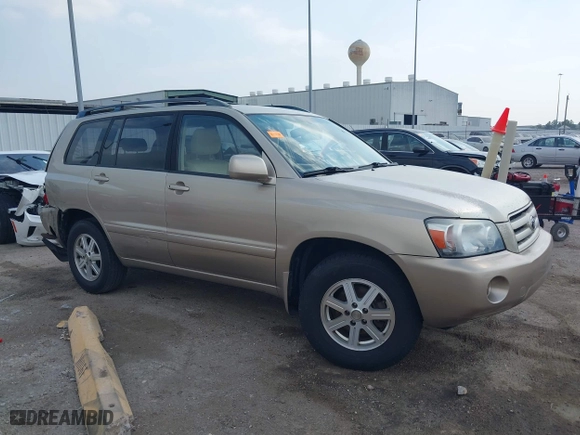 2006 Toyota Highlander with VIN JTEGP21A560125805, listed as a IAAI auction lot 40142399 with 127,578 mi miles. Bid and sale history available at carsss.com. Image 1.