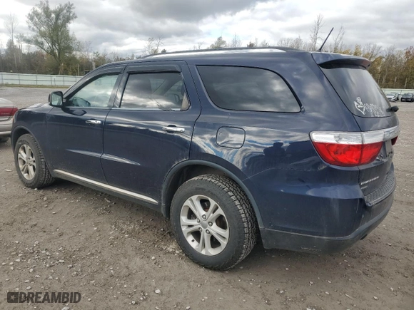 2013 Dodge Durango Crew with VIN 1C4SDJDTXDC690058, listed as a Copart auction lot 75864994 with 169,060 mi miles and Non Repairable. Bid and sale history available at carsss.com. Image 2.