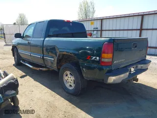 2002 Chevrolet Silverado 1500 LT with VIN 2GCEK19T821314733, listed as a IAAI auction lot 42057566 with 244,783 mi miles. Bid and sale history available at carsss.com. Image 3.