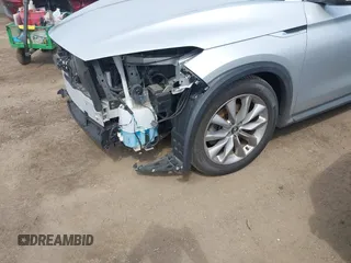 2019 Infiniti QX50 Luxe with VIN 3PCAJ5M37KF148220, listed as a IAAI auction lot 41881786 with 34,606 mi miles and . Bid and sale history available at DreamBid. Image 18.