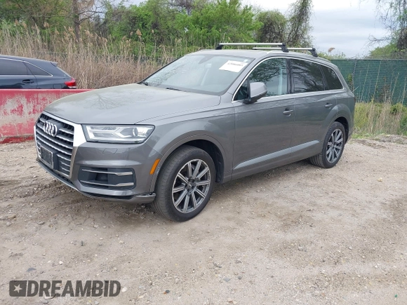 2017 Audi Q7 Premium Plus with VIN WA1LAAF72HD003422, listed as a IAAI auction lot 42086085 with 128,594 mi miles. Bid and sale history available at carsss.com. Image 2.