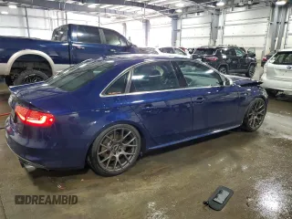 2013 Audi S4 Prestige z VIN WAUKGAFL4DA193794, wystawiony jako Copart lot #73019424 z przebiegiem 166 833 mil mil oraz Szkody całkowita. Historia ofert i sprzedaży dostępna na DreamBid. Obrazek 3.