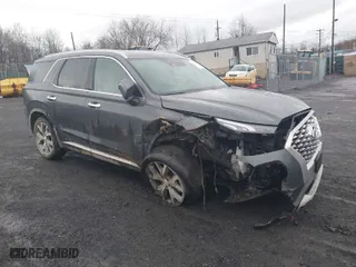 2022 Hyundai Palisade SEL with VIN KM8R4DHE5NU424448, listed as a IAAI auction lot 41806347 with 34,520 mi miles. Bid and sale history available at carsss.com. Image 1.