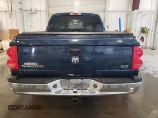 2006 Dodge Dakota SLT with VIN 1D7HW48KX6S664923, listed as a Copart auction lot 48756195 with 155,012 mi miles and Salvage Title. Bid and sale history available at carsss.com. Image 6.