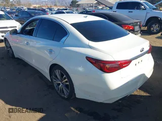2018 Infiniti Q50 3.0t LUXE with VIN JN1EV7AP5JM362091, listed as a IAAI auction lot 41402140 with 73,355 mi miles. Bid and sale history available at carsss.com. Image 3.