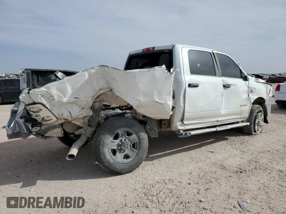2024 Ram 2500 Big Horn with VIN 3C6UR5DL7RG105949, listed as a Copart auction lot 50240105 with 0 mi miles and Salvage Title. Bid and sale history available at carsss.com. Image 3.