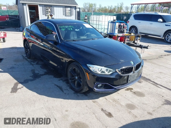 2016 BMW 4 Series 428i xDrive with VIN WBA4C9C53GG135945, listed as a IAAI auction lot 41964691 with 93,273 mi miles and . Bid and sale history available at carsss.com. Image 1.