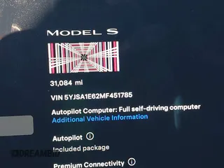 2021 Tesla Model S Plaid with VIN 5YJSA1E62MF451785, listed as a IAAI auction lot 40520806 with 31,084 mi miles. Bid and sale history available at carsss.com. Image 15.