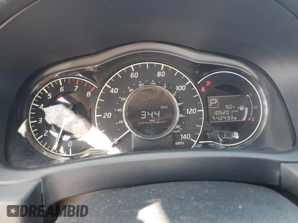 2015 Nissan Note SV with VIN 3N1CE2CP9FL438680, listed as a Copart auction lot 51595395 with 105,201 mi miles and Salvage Title. Bid and sale history available at DreamBid. Image 9.