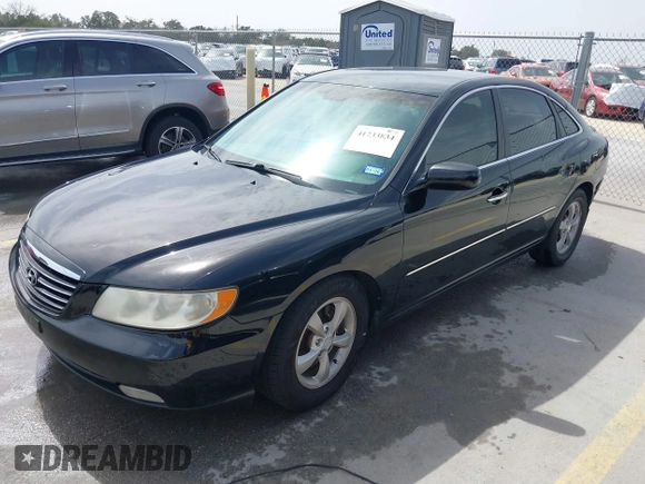 2006 Hyundai Azera SE with VIN KMHFC46F06A113482, listed as a IAAI auction lot 41733834 with 242,159 mi miles and . Bid and sale history available at DreamBid. Image 2.