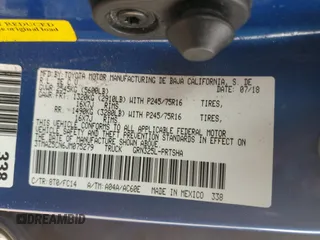 2018 Toyota Tacoma SR5 z VIN 3TMAZ5CN6JM075279, wystawiony jako Copart lot #55894855 z przebiegiem 134 746 mil mil oraz Szkoda całkowita • Salvage title. Historia ofert i sprzedaży dostępna na DreamBid. Obrazek 12.