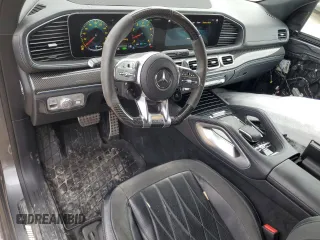 2021 Mercedes-Benz GLS with VIN 4JGFF8KE2MA472213, listed as a Copart auction lot 52400315 with 57,561 mi miles and Salvage Title. Bid and sale history available at carsss.com. Image 8.