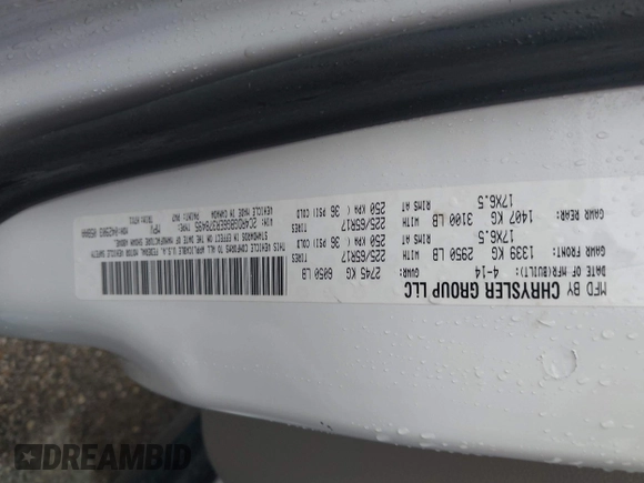 2014 Dodge Grand Caravan American Value with VIN 2C4RDGBG6ER378495, listed as a IAAI auction lot 42107034 with 167,820 mi miles and . Bid and sale history available at DreamBid. Image 9.