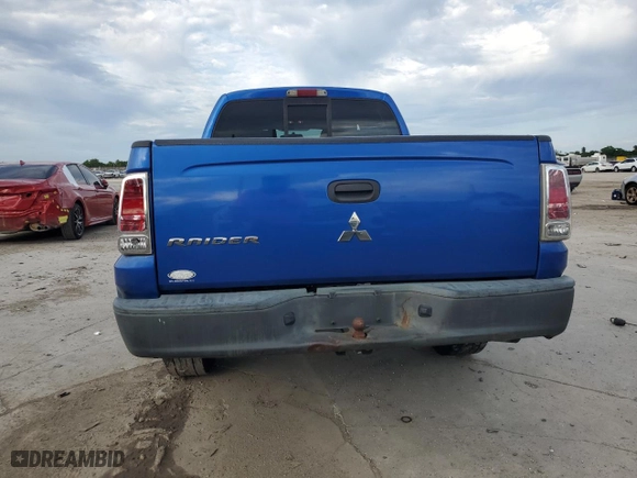 2007 Mitsubishi Raider LS with VIN 1Z7HC28K97S213382, listed as a Copart auction lot 78175084 with 152628 miles and Salvage Title. Bid and sale history available at carsss.com. Image 6.
