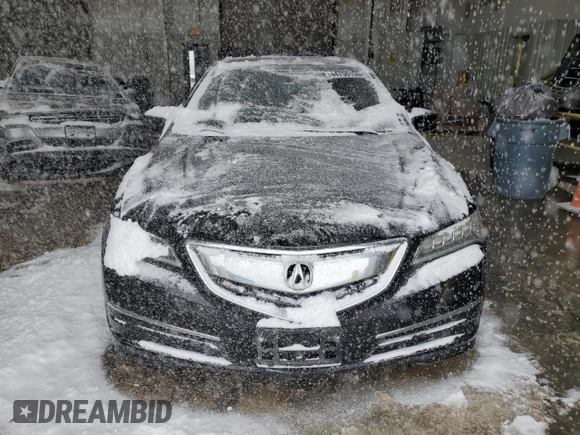 2016 Acura TLX with VIN 19UUB1F33GA002253, listed as a Copart auction lot 44750155 with 0 mi miles and Salvage Title. Bid and sale history available at carsss.com. Image 5.