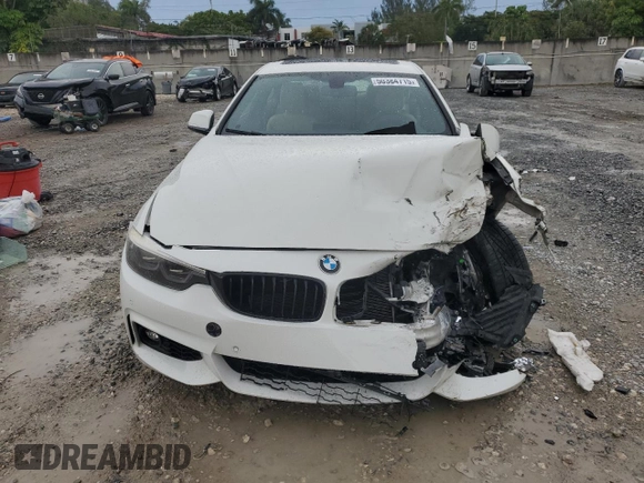 2019 BMW 4 Series 430i with VIN WBA4W3C59KAF93279, listed as a Copart auction lot 50384715 with 56,543 mi miles and Non Repairable. Bid and sale history available at carsss.com. Image 5.