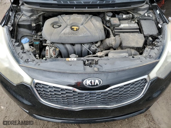 2016 Kia Forte LX with VIN KNAFK4A64G5578238, listed as a Copart auction lot 43078145 with 135,576 mi miles and Salvage Title. Bid and sale history available at carsss.com. Image 12.