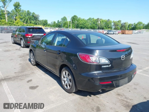 2013 Mazda 3 i SV with VIN JM1BL1TG9D1811438, listed as a IAAI auction lot 42185413 with 182,261 mi miles. Bid and sale history available at carsss.com. Image 3.