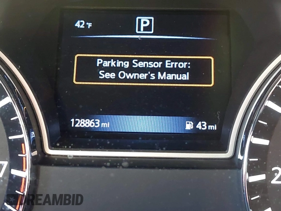 2018 Nissan Pathfinder SV with VIN 5N1DR2MN5JC626504, listed as a IAAI auction lot 41206405 with 128,863 mi miles. Bid and sale history available at carsss.com. Image 16.