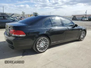 2008 BMW 7 Series 750i with VIN WBAHL83518DT14175, listed as a Copart auction lot 76241764 with 166,539 mi miles and Clean Title. Bid and sale history available at carsss.com. Image 3.