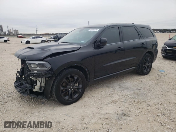 2021 Dodge Durango R/T with VIN 1C4SDHCT1MC761531, listed as a Copart auction lot 42128375 with 47,430 mi miles and Salvage Title. Bid and sale history available at DreamBid. Image 1.