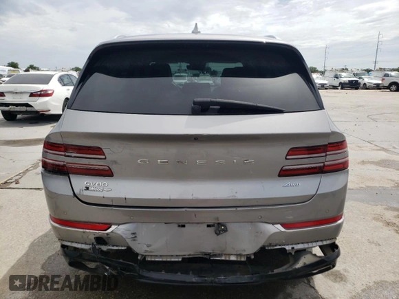 2021 Genesis GV80 z VIN KMUHBDSB8MU066116, wystawiony jako Copart lot #59972755 z przebiegiem 81 652 mil mil oraz Szkoda całkowita • Salvage title. Historia ofert i sprzedaży dostępna na DreamBid. Obrazek 6.