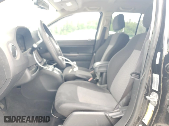 2017 Jeep Compass Sport with VIN 1C4NJCBA4HD147548, listed as a Copart auction lot 55671495 with 108,592 mi miles and Salvage title. Bid and sale history available at DreamBid. Image 7.