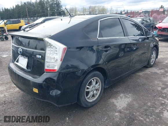 2010 Toyota Prius II with VIN JTDKN3DU1A0068687, listed as a IAAI auction lot 41928063 with 391,834 mi miles. Bid and sale history available at carsss.com. Image 4.