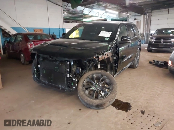 2024 Dodge Durango GT Plus with VIN 1C4RDJDG5RC186476, listed as a IAAI auction lot 41627815 with 5,489 mi miles and . Bid and sale history available at DreamBid. Image 6.