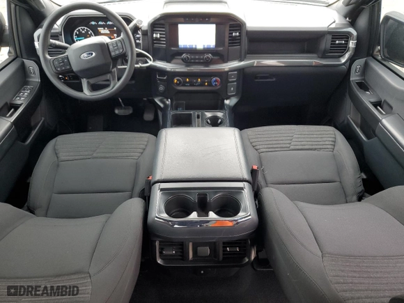 2023 Ford F-150 XL with VIN 1FTEW1CP6PKE73693, listed as a Copart auction lot 44504665 with 34,087 mi miles and Salvage Title. Bid and sale history available at carsss.com. Image 8.