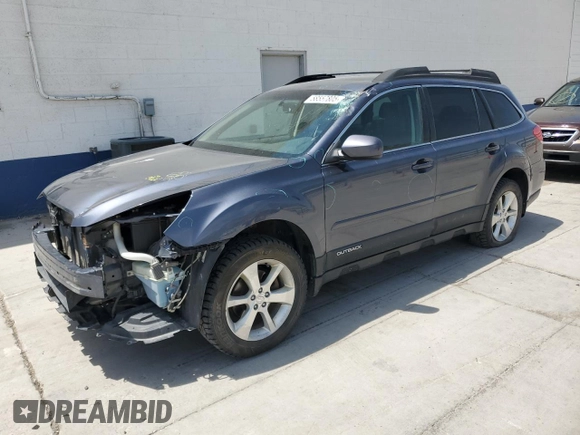 2014 Subaru Outback Limited with VIN 4S4BRBLC5E3272447, listed as a Copart auction lot 58557805 with 128,648 mi miles and Salvage title. Bid and sale history available at DreamBid. Image 1.