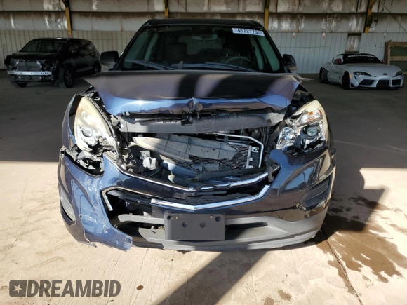 2016 Chevrolet Equinox LS with VIN 2GNALBEK9G6335946, listed as a Copart auction lot 46727795 with 97,460 mi miles and Salvage Title. Bid and sale history available at carsss.com. Image 5.