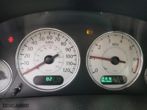 2007 Chrysler Town & Country LWB Limited with VIN 2A8GP64L27R316283, listed as a Copart auction lot 76139604 with 82,238 mi miles and Salvage Title. Bid and sale history available at carsss.com. Image 9.
