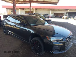 2023 Audi A8 with VIN WAULDAF80PN010705, listed as a IAAI auction lot 41831684 with 13,209 mi miles. Bid and sale history available at carsss.com. Image 13.