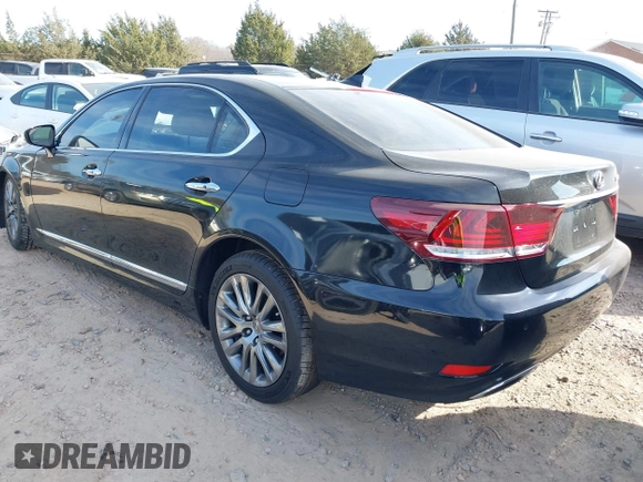 2016 Lexus LS 460 L with VIN JTHGL5EF0G5056502, listed as a IAAI auction lot 41012399 with 77,031 mi miles and . Bid and sale history available at DreamBid. Image 3.
